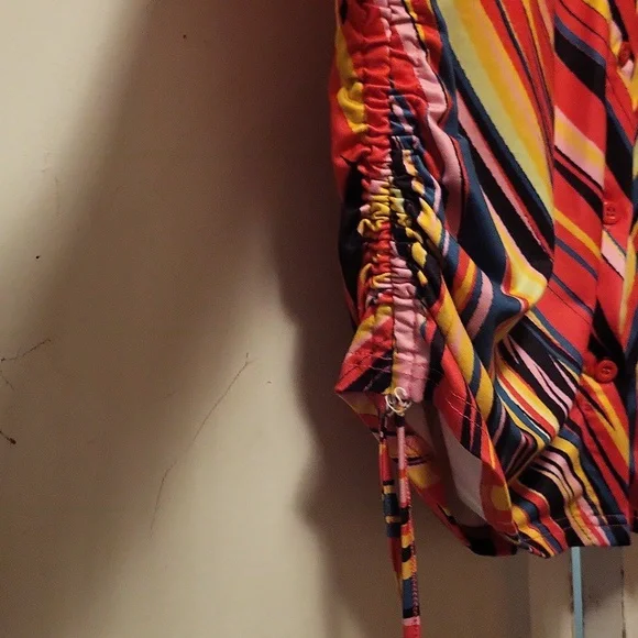 SHEIN Colorful Striped Blouse - Picture 4 of 5